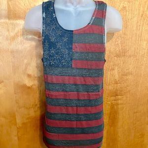 Mens Mossimo Patriotic Tank